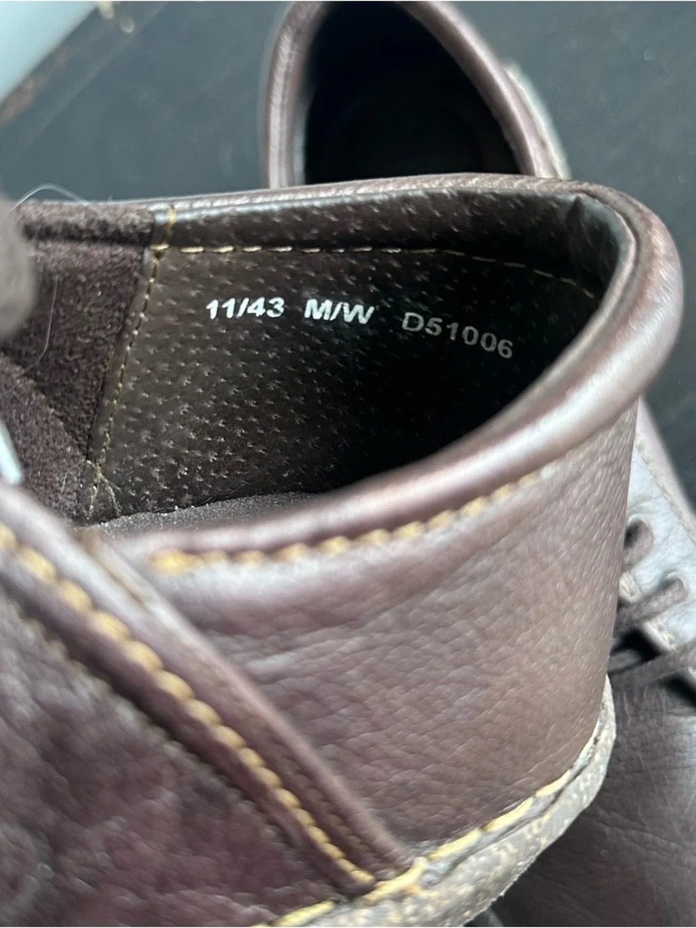 Born Leather Oxford Shoes Men’s 11 Wide‎ Brown Comfort Casual Lace-Up